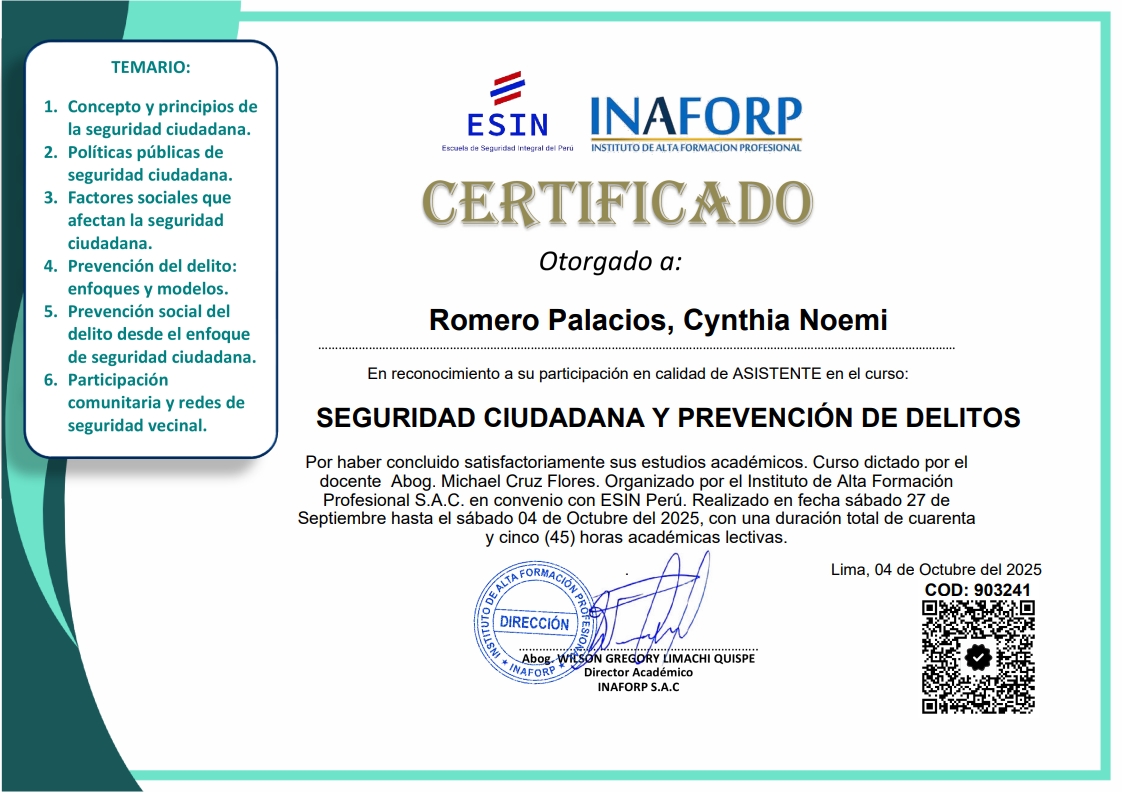 Certificado